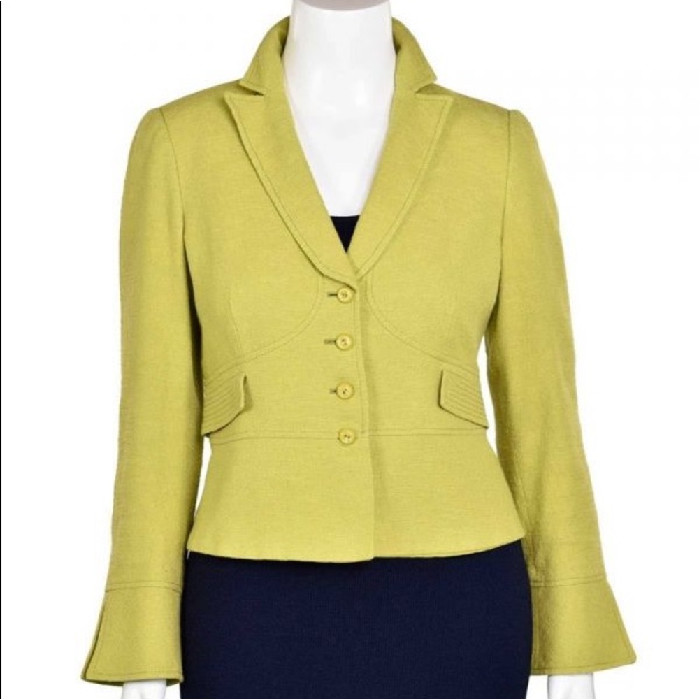 Armani Collezioni green jacket